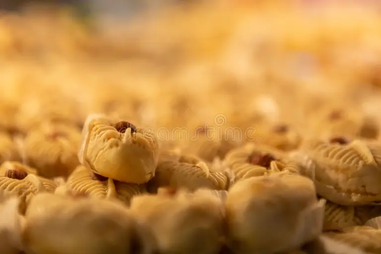 toma selectiva de caramelos tradicionales en un mercado marruecos una 265791024